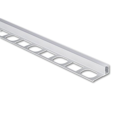 ML-761.049.43.2 Hliníkový profil pro obklady a dlažbu DC, 28x11mm, vč. matného difuzoru, 2m 1