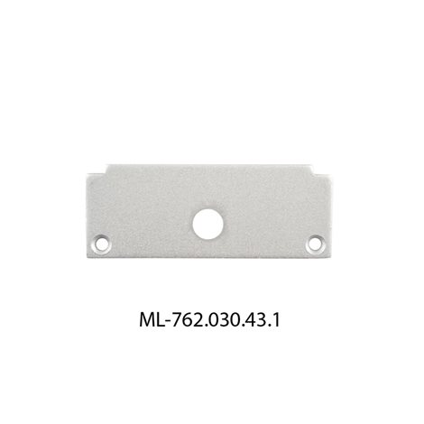 ML-762.030.43.1 Koncovka s otvorem pro AF, stříbrná barva, 1ks