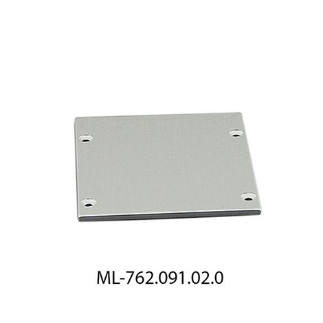 ML-762.091.02.0 Koncovka pro ZT bez otvoru, kovová, 1 ks