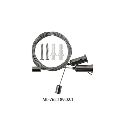 ML-762.189.02.1 Sada k zavěšení profilu PN, PCA, VF délka 1,5 m, 2x lanko s příslušenstvím