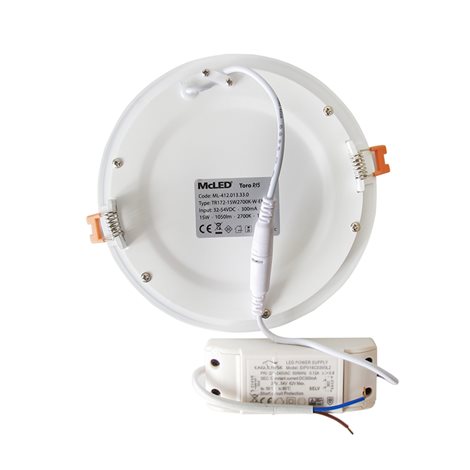 ML-412.013.33.0 LED podhledové svítidlo Toro R15, 15W, 2700K, bílá barva svítidla 4