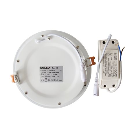 ML-412.013.33.0 LED podhledové svítidlo Toro R15, 15W, 2700K, bílá barva svítidla 5