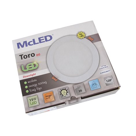 ML-412.013.33.0 LED podhledové svítidlo Toro R15, 15W, 2700K, bílá barva svítidla 12