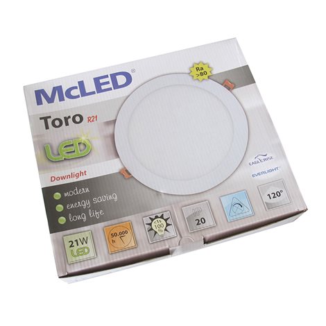 ML-412.016.33.0 LED podhledové svítidlo Toro R21, 21W, 2700K, bílá barva svítidla 11