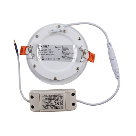 ML-412.010.33.0 LED podhledové svítidlo Toro R9, 9W, 2700K, bílá barva svítidla 4