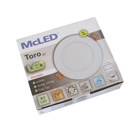 ML-412.010.33.0 LED podhledové svítidlo Toro R9, 9W, 2700K, bílá barva svítidla 13