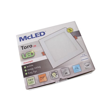 ML-412.004.33.0 LED podhledové svítidlo Toro S15, 15W, 2700K, bílá barva svítidla 11