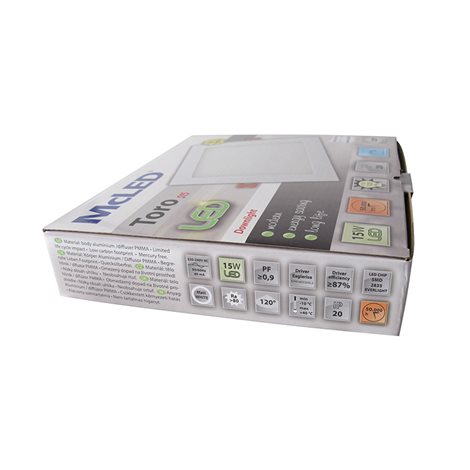 ML-412.004.33.0 LED podhledové svítidlo Toro S15, 15W, 2700K, bílá barva svítidla 12