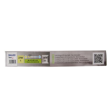 ML-412.007.33.0 LED podhledové svítidlo Toro S21, 21W, 2700K, bílá barva svítidla 13