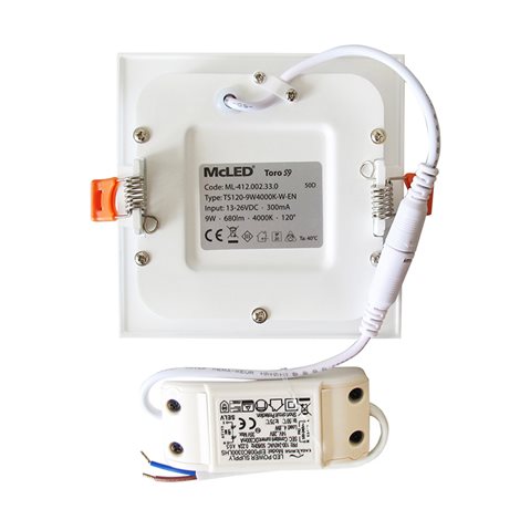 ML-412.001.33.0 LED podhledové svítidlo Toro S9, 9W, 2700K, bílá barva svítidla 5
