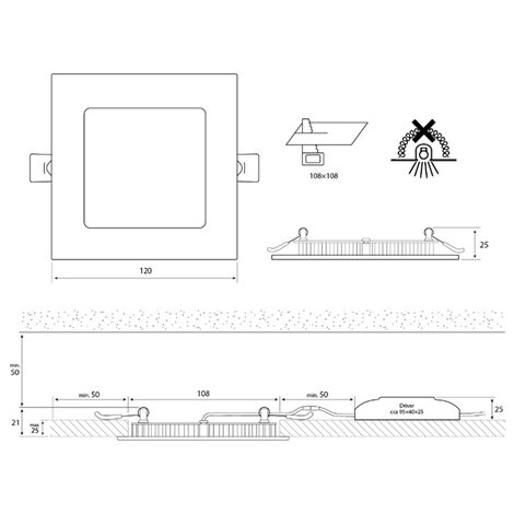ML-412.001.33.0 LED podhledové svítidlo Toro S9, 9W, 2700K, bílá barva svítidla 10