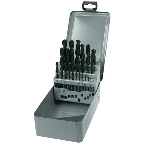 25-SET METAL HSS - Sada vrtáků do kovu HSS-R