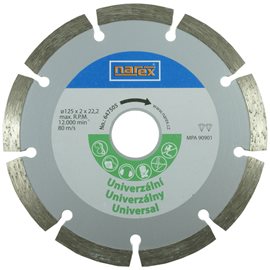 Dia 125 Universal - Diamantový řezný kotouč - universal sintrovaný