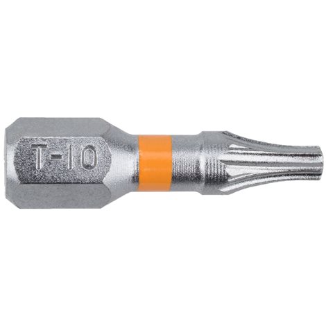T10-25 ORANGE Šroubovací bit 1pár