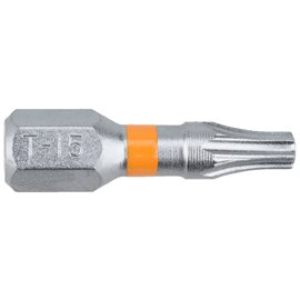 T15-25 ORANGE Šroubovací bit 1pár