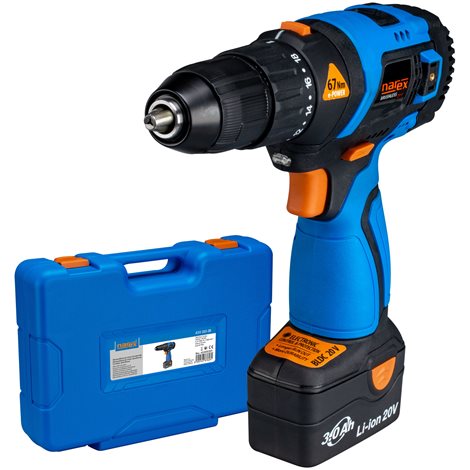 ASV 203-2B - 20V BRUSHLESS e-POWER bezuhlíkový vrtací šroubovák 20 V 1