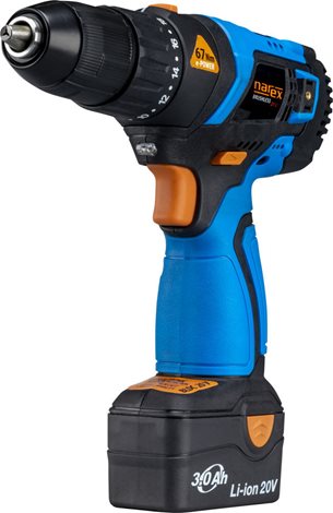 ASV 203-2B - 20V BRUSHLESS e-POWER bezuhlíkový vrtací šroubovák 20 V 5