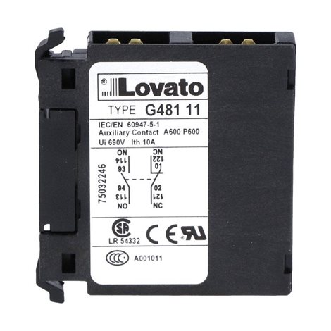 11G48111 blok pomocných kontaktů G481/11 2