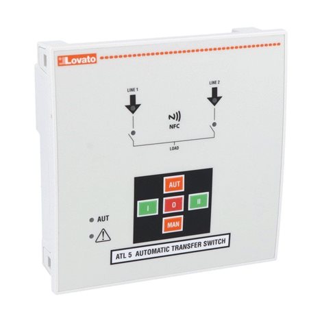 ATL500 Automatický přepínač sítí 144X144 110-240VAC 1