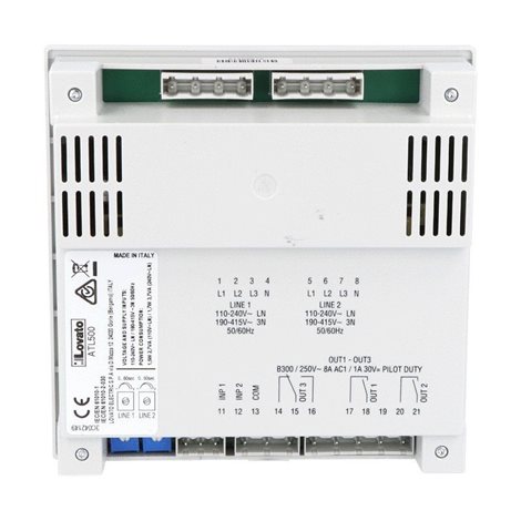 ATL500 Automatický přepínač sítí 144X144 110-240VAC 3