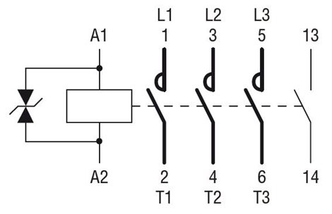 BF0910D024 3P stykač 1Z 9A AC3 24VDC 5