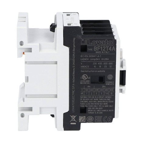 BF12T4A230 4P stykač Z 28A AC1 230/50-60 4