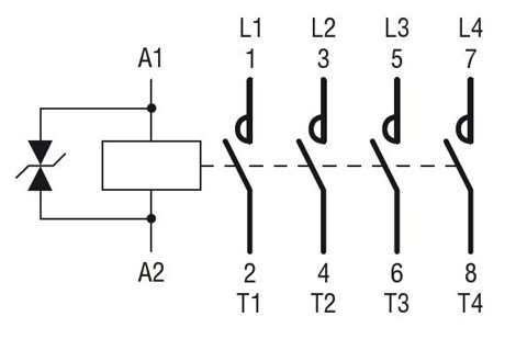 BF38T4D110 4P stykač Z 56A AC1 110VDC 5