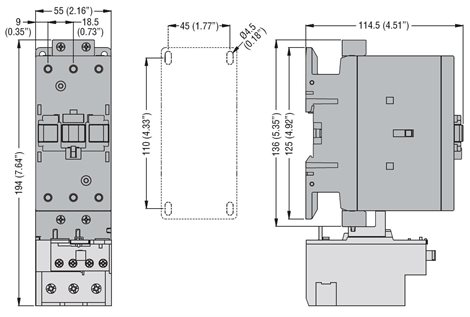 BF8000A230 3P stykač, 80A, 45 kW, cívka 230V 5