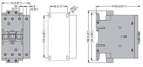 BF80T4E024 4P stykač, 90A (AC1), 76kW, cívka 24V DC 6