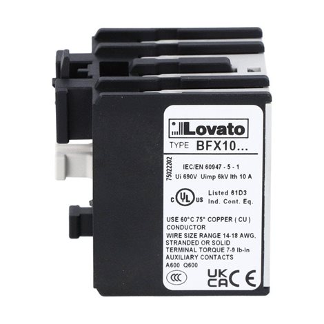 BFX1013 blok pomocných kontaktů1Z+3V čelní montáž 4