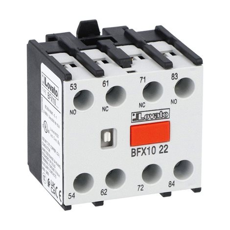 BFX1022 blok pomocných kontaktů2Z+2V čelní montáž 1
