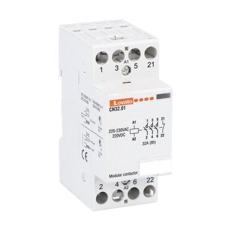 CN3201220 Instalační stykač 32A 3Z+1V 220/230V AC 1