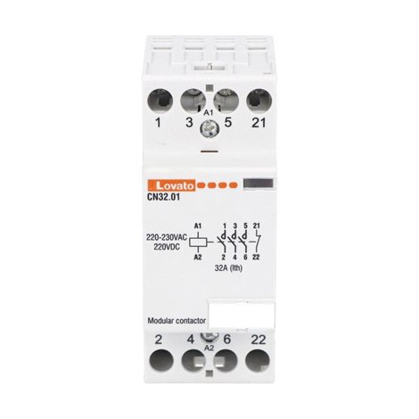 CN3201220 Instalační stykač 32A 3Z+1V 220/230V AC 2