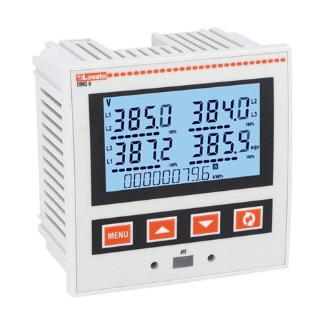 DMG600 Kompaktní digi. multimetr pro vestavnou montáž s LCD displejem  2
