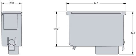 EXP1003 Rozšiřující moduly pro DMG 700, 800, 900 a 900T, 2 reléové výstupy, 5A 250 VAC 3