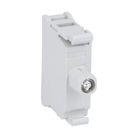 LPXLPB8 Objímka prosvětlovací svítící LED bílá, 18÷30VAC/DC 1