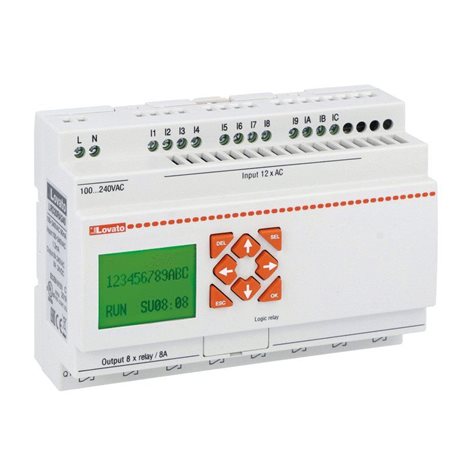 LRD20RA240 programovatelné logické relé 12I/8O 240VAC 1
