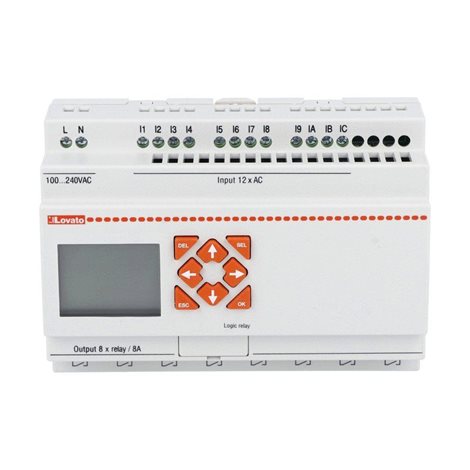 LRD20RA240 programovatelné logické relé 12I/8O 240VAC 2