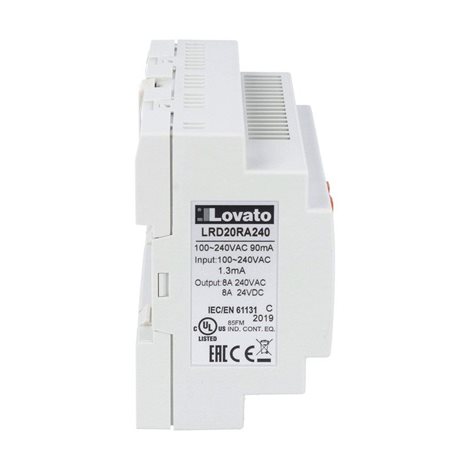 LRD20RA240 programovatelné logické relé 12I/8O 240VAC 3