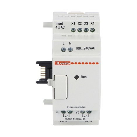 LRE08RA240 rozšiřující a komunikační modul pro programovatelné logické relé 4I/4O 240VAC 3