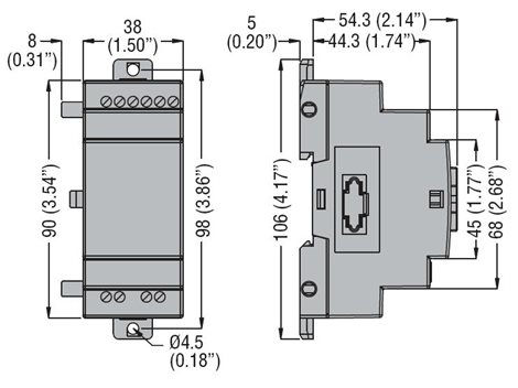 LRE08RA240 rozšiřující a komunikační modul pro programovatelné logické relé 4I/4O 240VAC 5