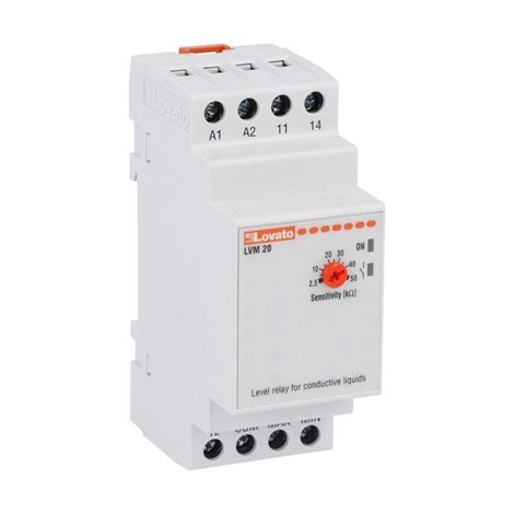 LVM20A240 hladinové relé 220÷240VAC, 1 kontakt pouze vyprazdňování 2M 1