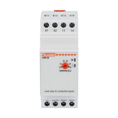 LVM20A240 hladinové relé 220÷240VAC, 1 kontakt pouze vyprazdňování 2M 2
