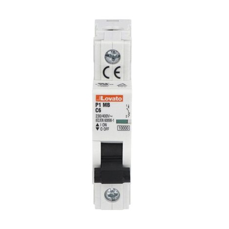 P1MB1PC10 Jistič 1-pól, C, 10kA, 10A 2