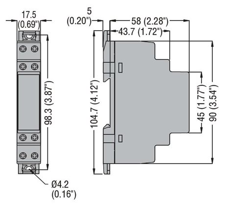 PMV10A440 ochranné relé, Sled a výpadek fáze, 208÷440VAC 6