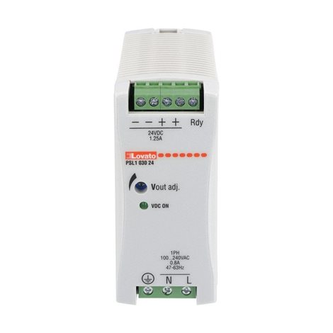 PSL103024 jednofázový spínaný napájecí zdroj 30W 100-240VAC 24VDC 2