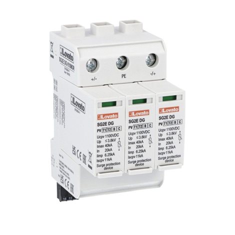 SG2EDGK10M3R Přepěťová ochrana TYP 1,2 1100VDC+RC (E) 1