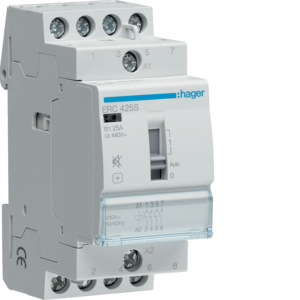 ERC425S Stykač s ručním ovládáním a sníženou hlučností 25A, 4S, 230V~50/60Hz 2