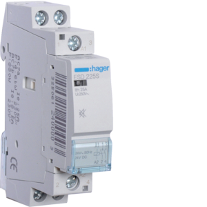 ESD225S Stykač se sníž. hlučností  25A, 2S, 24V~ 50Hz & 24V DC 2