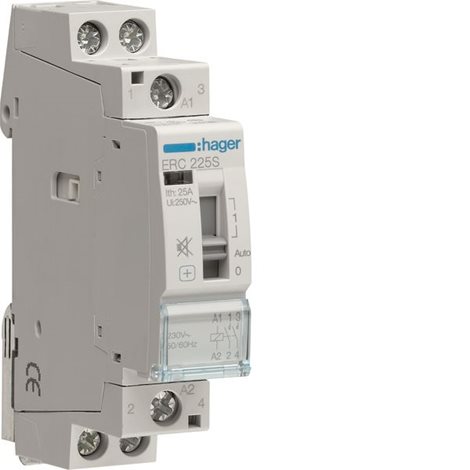 ERC225S Stykač s ručním ovládáním a sníženou hlučností 25A 2S 230V~50/60Hz 1
